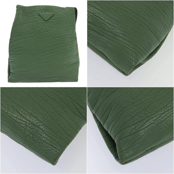 PRADA Shoulder Bag Leather Green Auth 88242SV - Picture 15 of 15